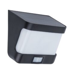 צמוד קיר/חומה תאורה סולארית TRY SOLAR 8W IP54 50K LUT BK