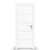 דלת FORTE בעלת 4 פסי רוחב בגימור PVC